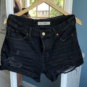 Topshop black shorts